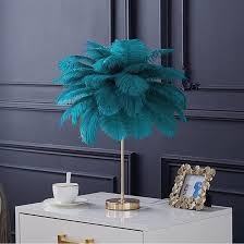 Best Selling Modern Luxury Style Reading Night Lamp Bedside Indoor Desk Lamp Feather Table Lamp Led