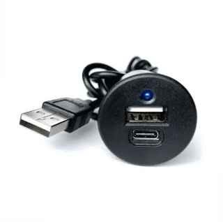 TYPE A + TYPE C furniture usb plugs sockets
