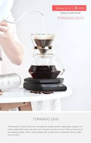 Brewista Wholesale Glass Pour over Coffee Dripper V Shaped Coffee Brewer Coffee Filter Cup