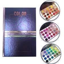 Eye shadow Books long lasting and waterproof Matte Eyeshadow Palette Glitter Eye Shadow kit with eye brush