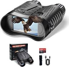 Newest 4K 36MP 3.2 Inch Large Screen Lithium Battery Hunting Digital Infrared Binoculars Night Vision NVG Goggles