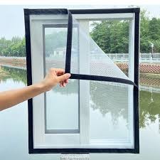 Summer Self-adhesive Fiberglass Mosquito Net Invisible Window Screen Fireproofing Insect Fly Window Screen