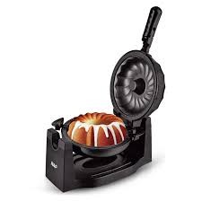 Newest Quality Electric Rotating Lava Rotated Bundt Flip Cake Maker