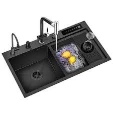 Ultrasonic Sink Dishwasher Multifunctional Fruit and Vegetable Washing Machine Kitchen Sink