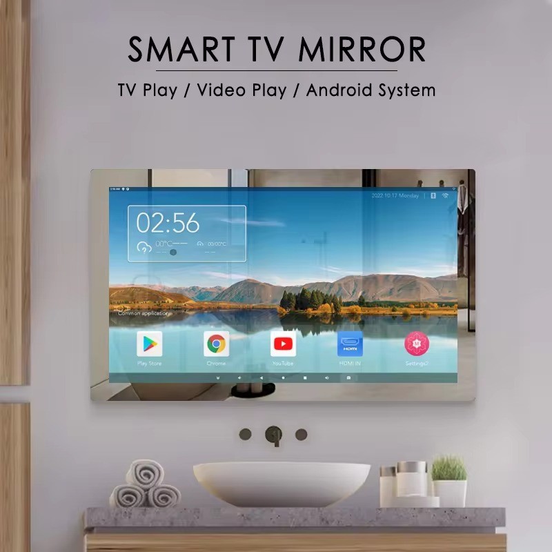 STANHOM 21.5 27 32 43 55 65 75 Inch Android Touch Screen Remote Control Smart TV Mirror
