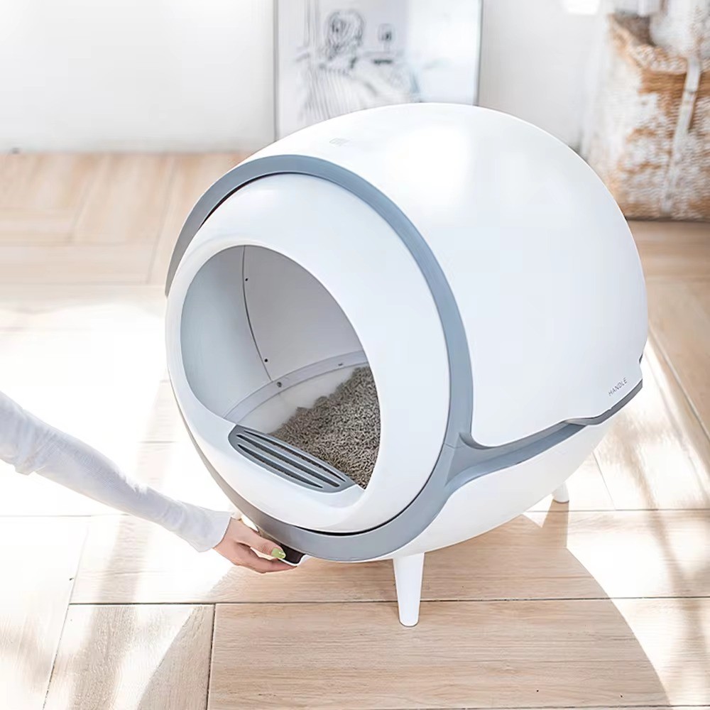 New Auto Electric Cat Toilet Tuya APP Self-cleaning Smart Pet Automated Cat Litter Box For Cats