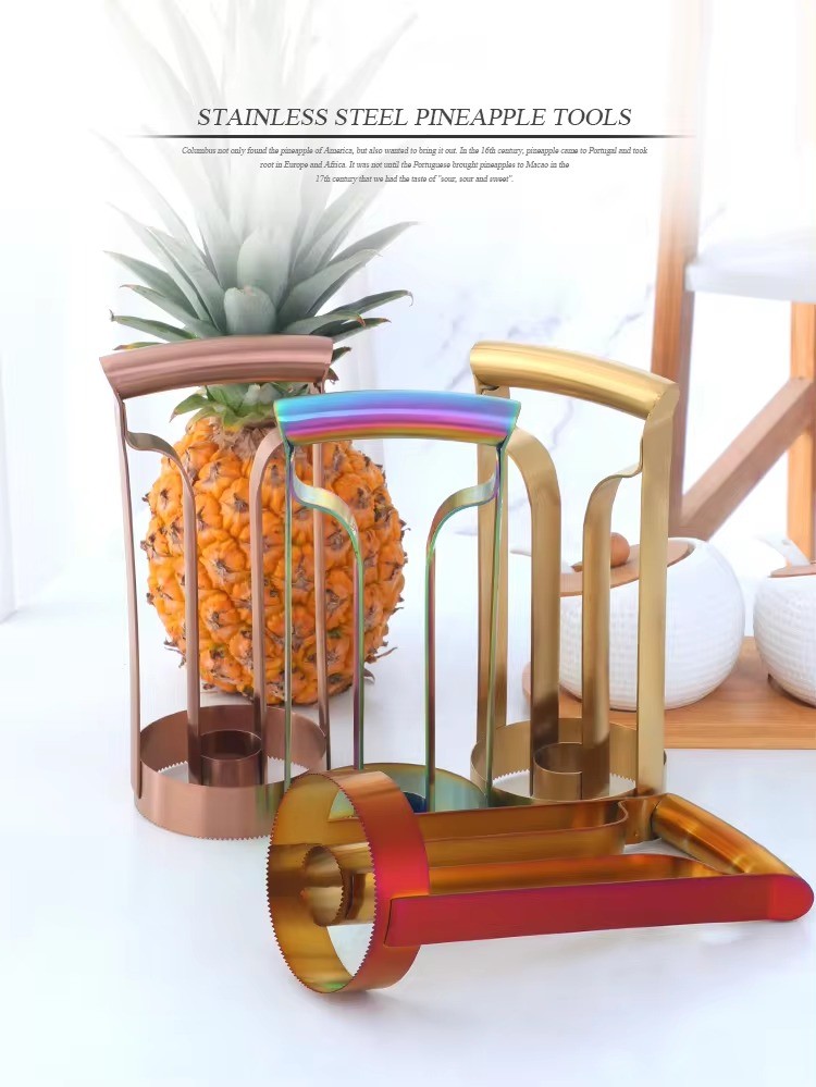 Kitchen Tools Stainless Steel Pineapple Peeler Slicers Fruit Knife Corer Pineapple Cutter