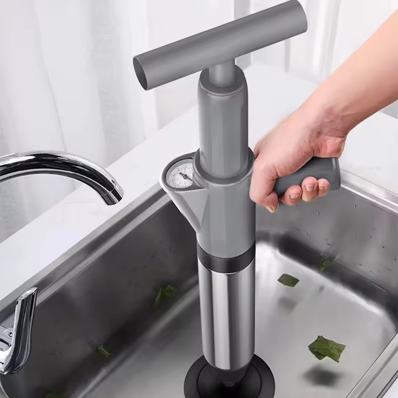 High Air Pressure Cleaner Drain Plumb Plunger Air Blaster Gun Kitchen Bathroom Dredge Air Power Toilet Plunger