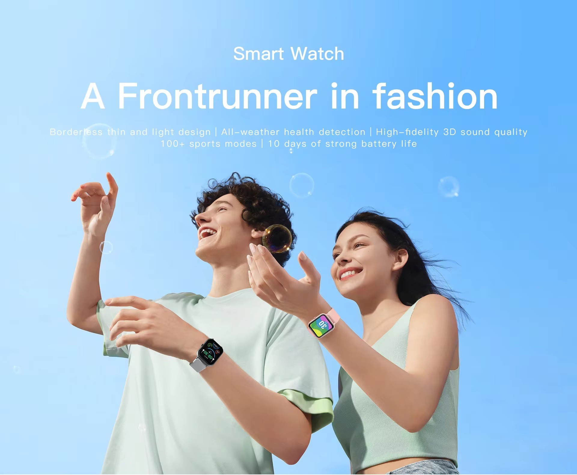 Fashion smart watches new arrivals 2023 high quality touch screen heart rate fitness tracker relojes inteligentes smartwatch