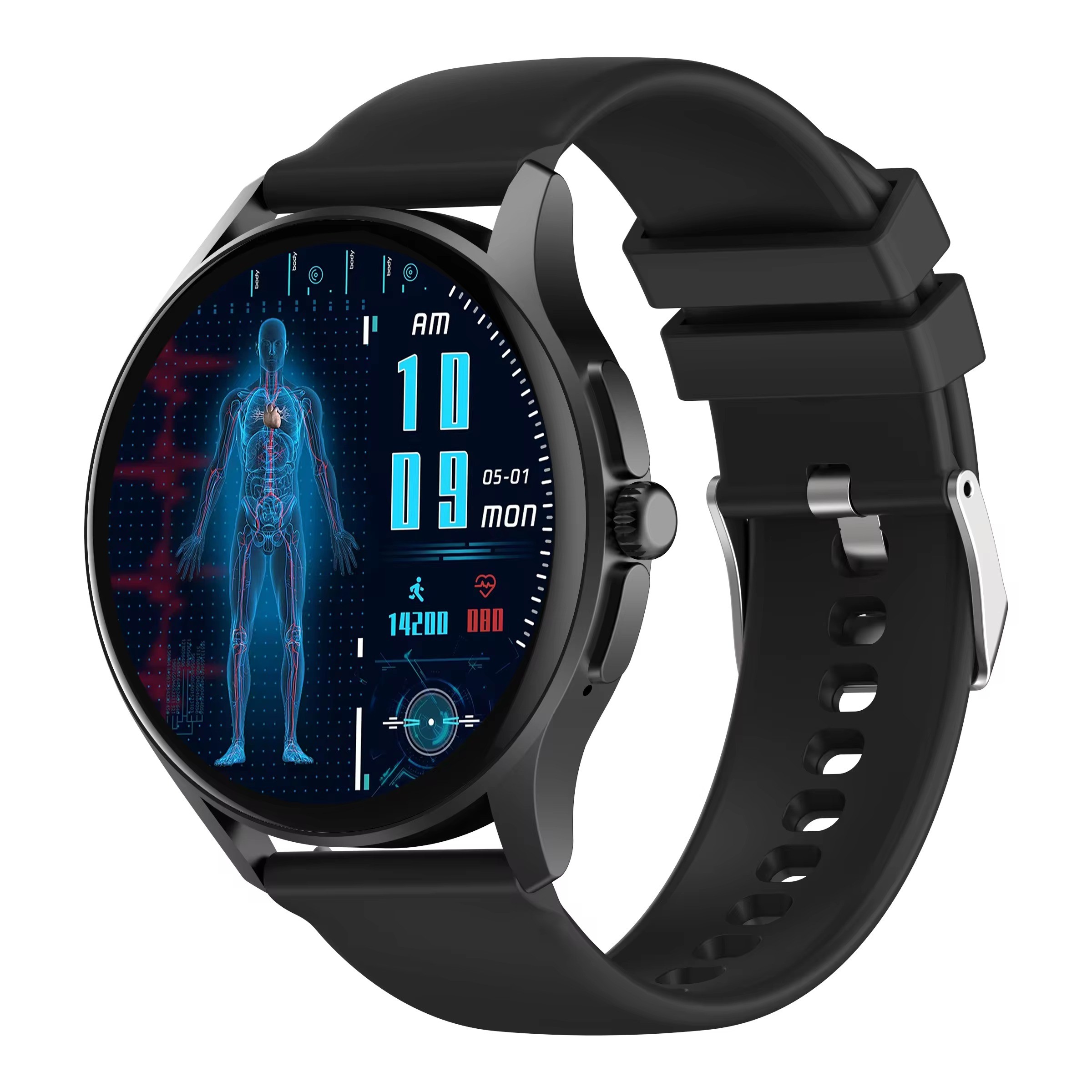 Kyboton ECG Smart Watch 2024 Sport Fitness Tracker Smart Health Watch 1.39" 360X360Px BT Calling Smartwatch For Men And Women