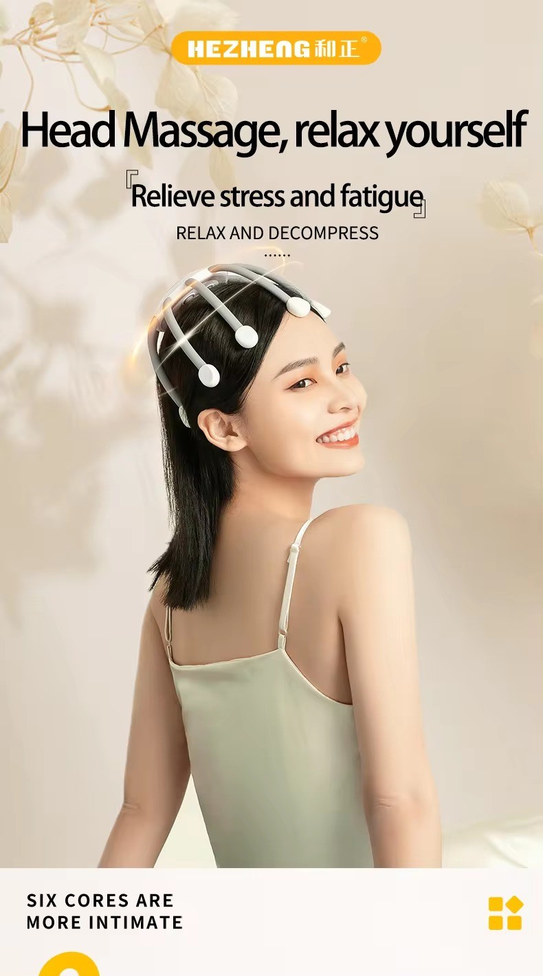 2024 Best Amazon Hot Selling Scalp Massager New Trending Products Smart Relax, decompress, improve sleep Electric Head Massager