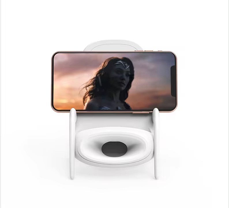 Trending Products 2024 New Arrivals Accessoires De Telephone Portable Android Office Magnetic R11 Wireless Charger With Stand