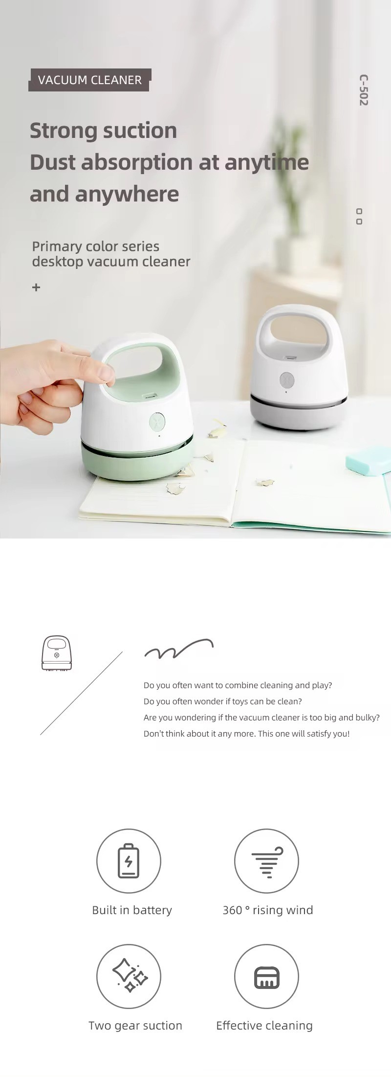 2024 new arrivals gadgets vacuum cleaner gifts set customized portable gadgets gift items for children