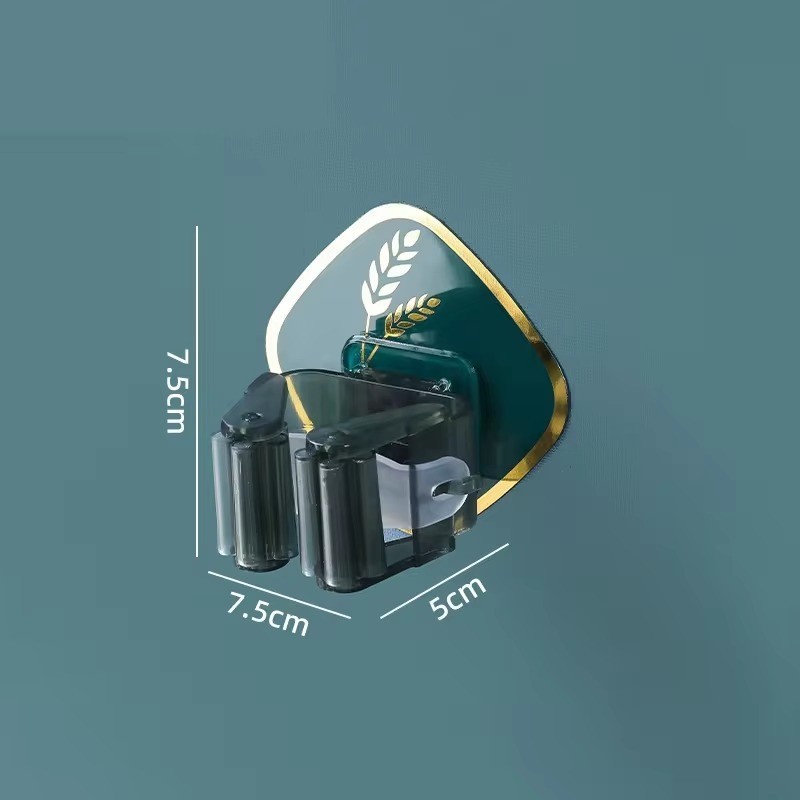 Strong Adhesive Hooks Multi-purpose Suction Heavy Load Mounted Mop Organizer Holder Rack Brush Broom Hanger