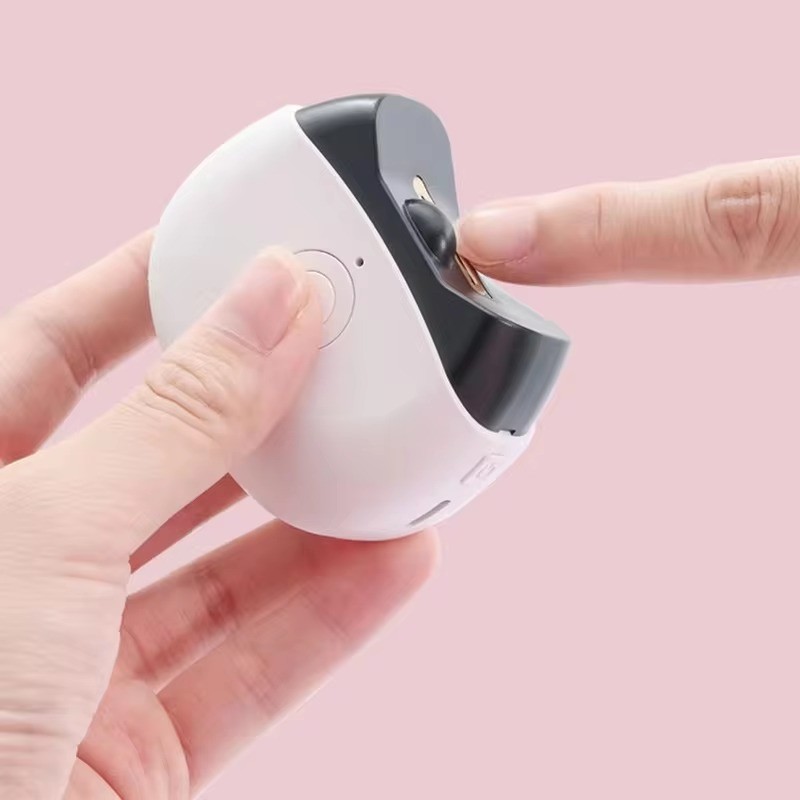 Electric Automatic Fingernail Trimmer Clipper Newborn Nail Cut Manicure Care Tools Kids Toenail Scissors Grinder with LED Light