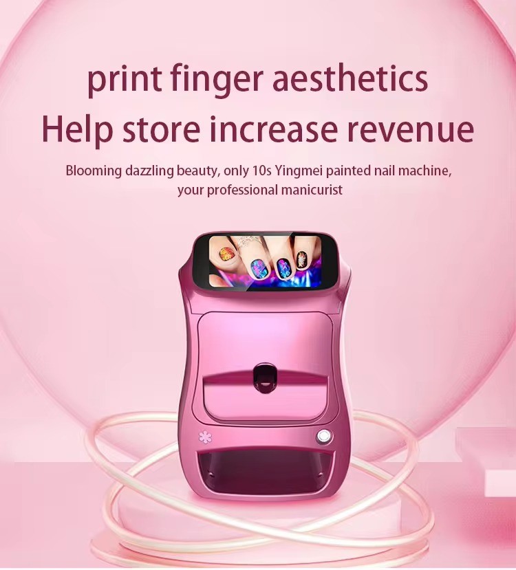 NAIL PRINTER 3d Control Wireless digital high quality Nail Art Printer for Home SPA Salon 2023