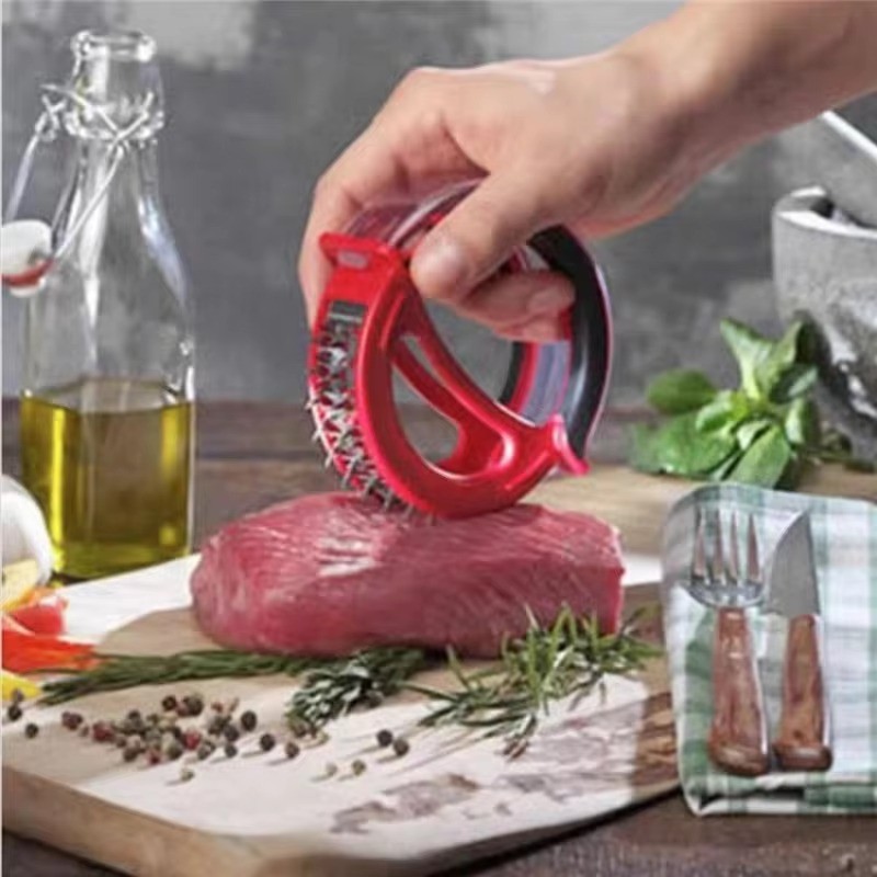 fashion New Meat Tenderizer Pounder Steak Pork Loose Meat Needle Professional Stainless steel Kitchen Tenderizer Tools Meat Hamm