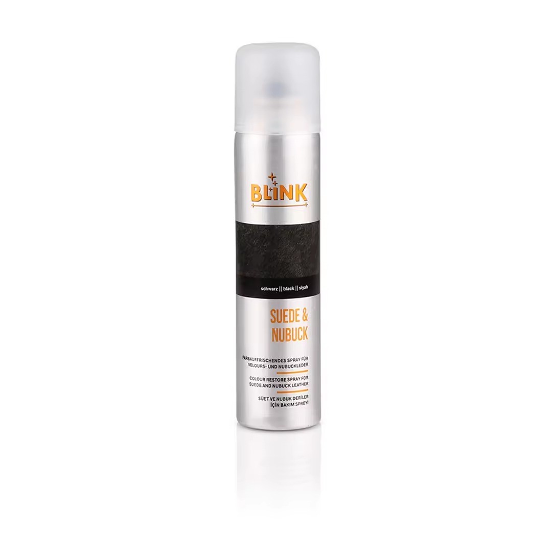 SUEDE - NUBUCK SHOES SPRAY BLACK - PROTECTOR CLEANER REFRESHER