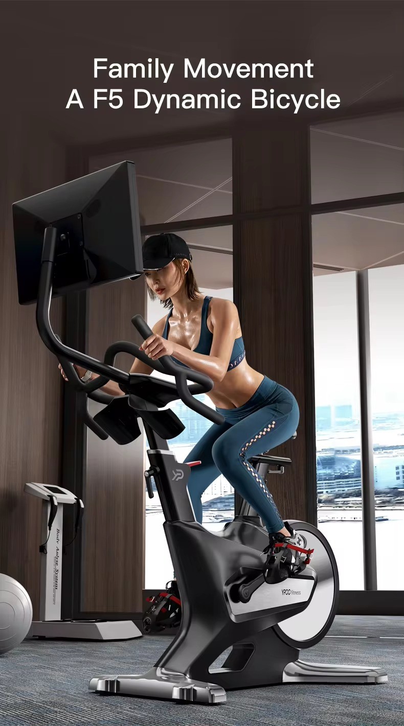 YPOO new Fitness Bicycle Home Commercial Spinning Indoor Sport Equipment Fit Exercise Bike with YPOOFIT APP