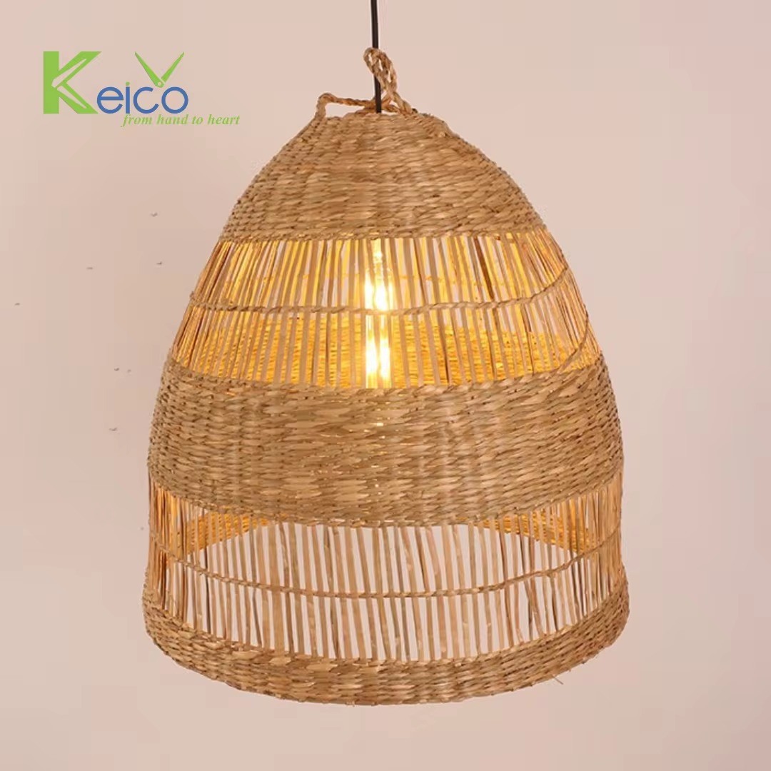 Wholesale Rattan and Seagrass Lampshade For Home Decor New Collection Made in Vietnam