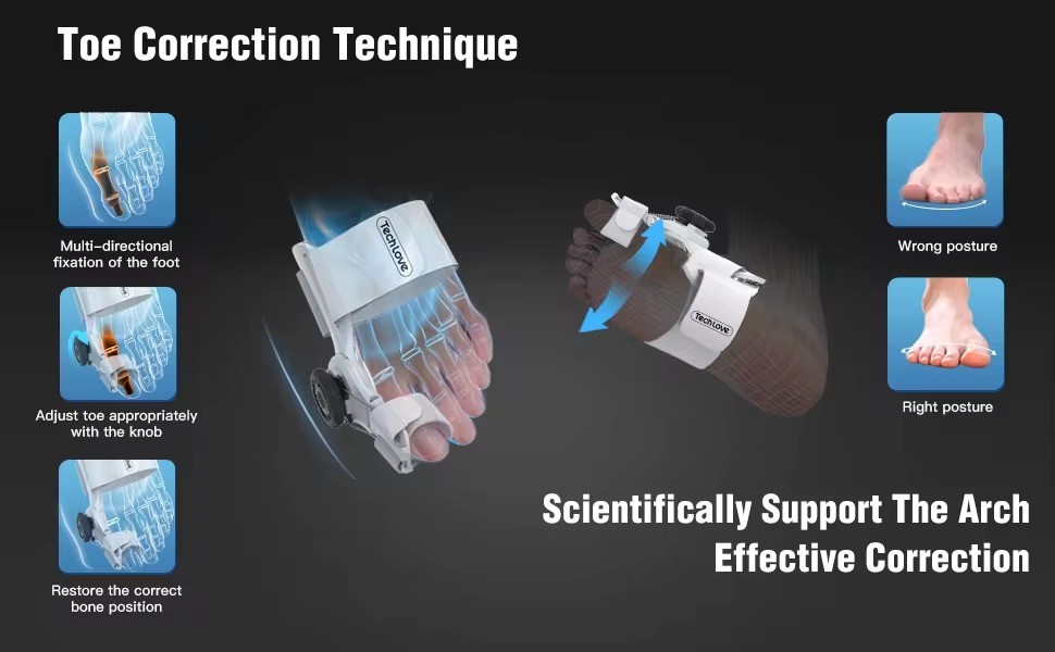 OEM Custom Toe Separator Bunion Corrector Hallux Valgus Orthopedic Braces Toe Correction Of Night Valgus Corrector