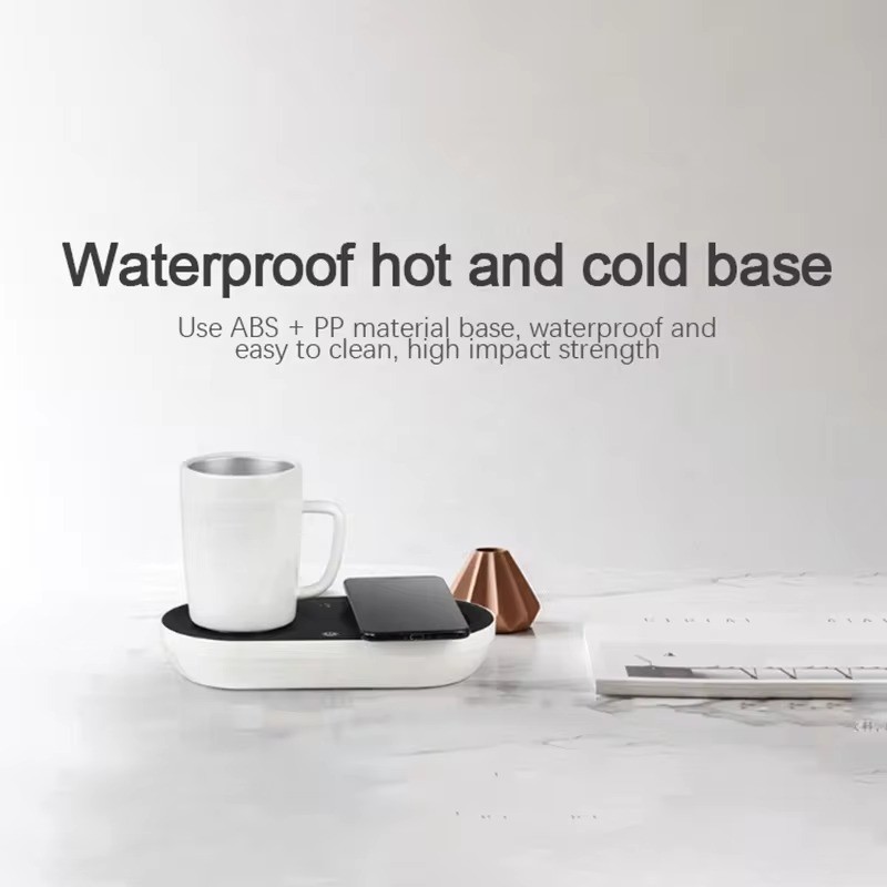 electric gadgets summer products 2024 Desktop Smart Cup with QI Charger for home and kitchen