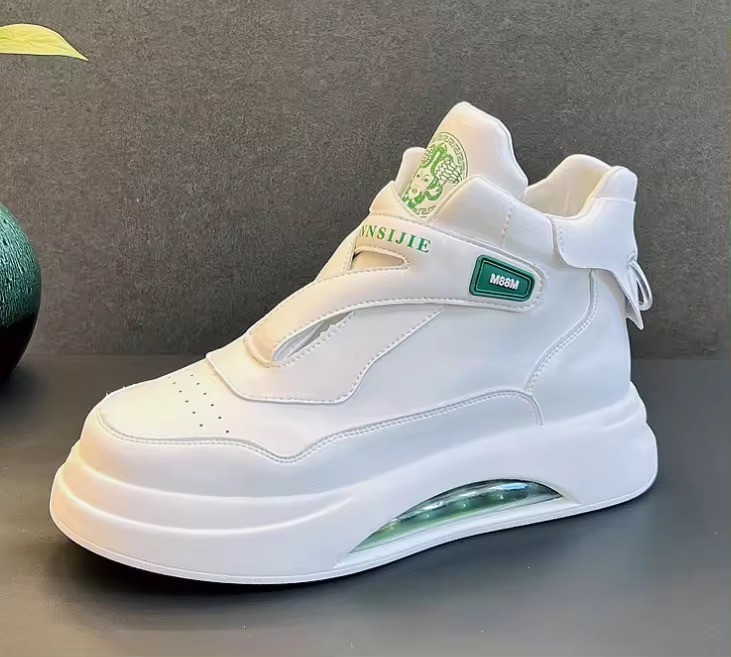 Original factory Fashion all match Men white Casual Running Sport Shoes Breathable High Top Sneakers zapatos estilo caminar