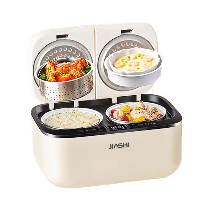 2024 New Product Kitchen Appliance Multifunction Double Pot Rice Cooker 5L Home Digital Electric Rice Cooker Multicooker