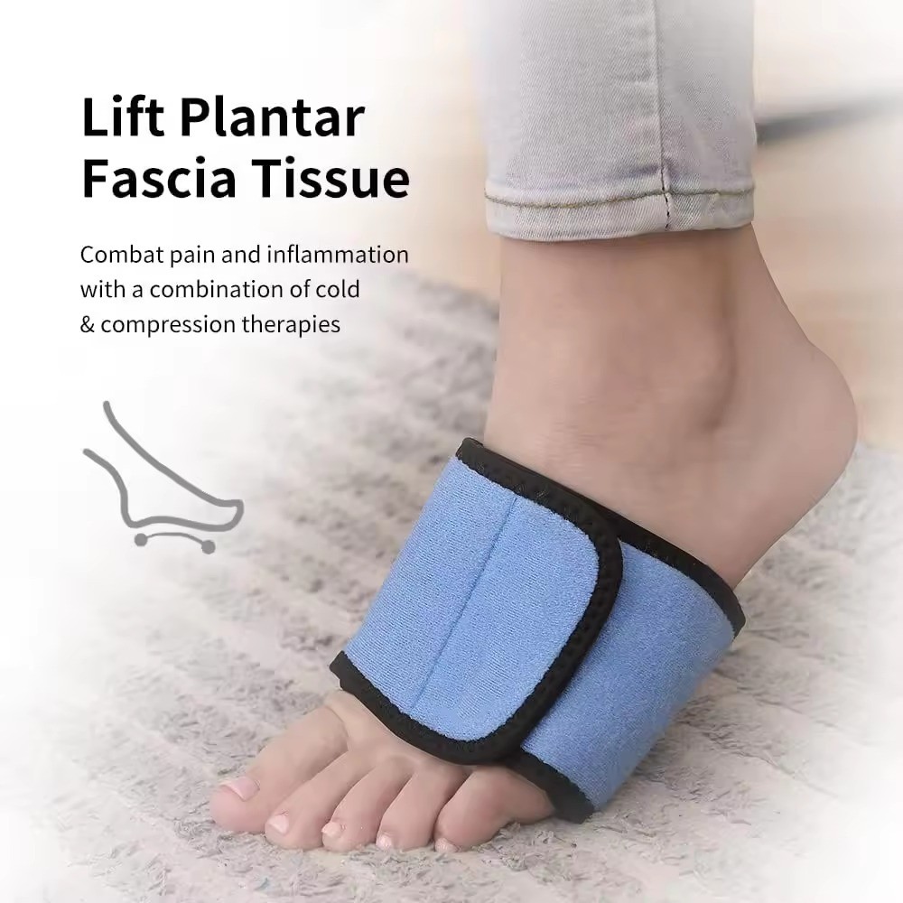 Multi-purpose Nylon Cold Therapy Wrap with Strap Gel Ice Pack Support for Injuries and Pain Relief