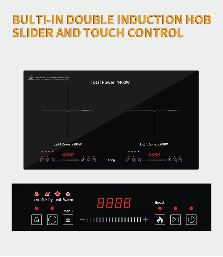 household intelligent prestige induction stove double hob 220v electric magnetic induction cooker