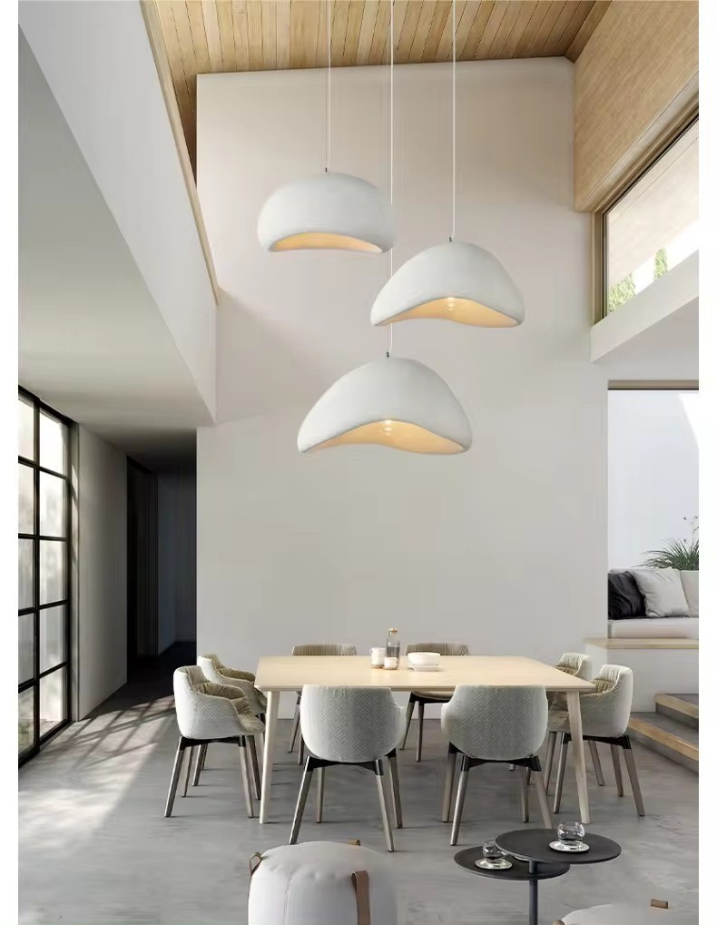 Badu Modern industrial style resin chandelier restaurant minimalist bar lamp