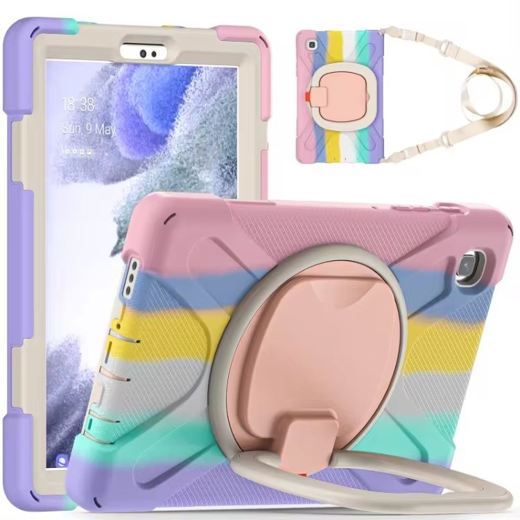 Silicone Rubber Back Cover Rugged Protector Tablet Case For Samsung Galaxy Tab A7 lite 8.7 inch t220 Holder Case