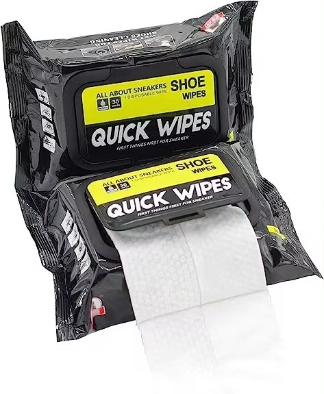 Disposable Thick Nonwoven Cleaning Sneaker and Care Dissolving Wipes Sport Shoes Wet Wipes