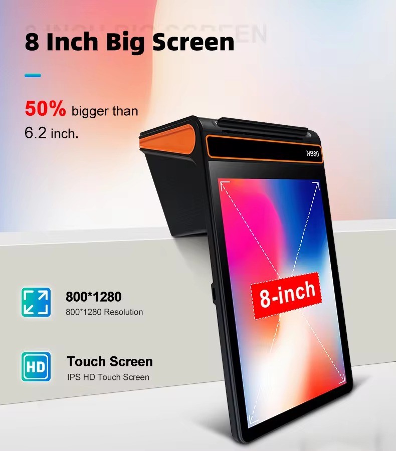 Cheap Mesin Android 12 Mobile Handheld Pos Machine Terminal With 58mm Thermal Printer Point of Sale Android 12 POS System