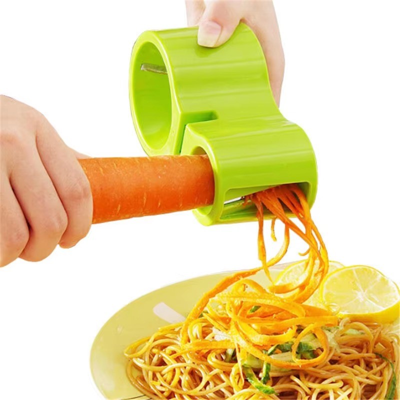 Creative spiral double head grater with sharpener kitchen gadget