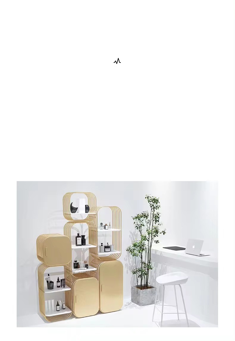 Cosmetics display cabinet Clothing mother-and-baby store display cabinet container display beauty salon cabinet product shelf di
