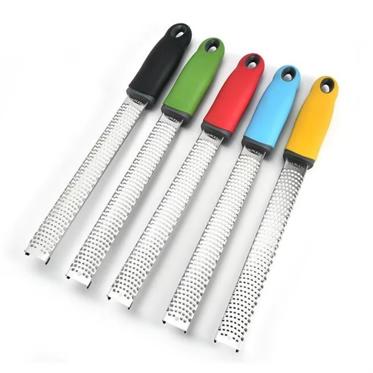 Hot Sale Parmesan Cheese Ginger Garlic Chocolate Grater With Sharp Stainless Steel Blade and Protective Cover Lemon Zester