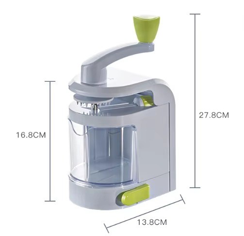 Trending products 2023 new arrivals kitchen tools spiralizer vegetable cutter hand held slicer chopper with 4 blades