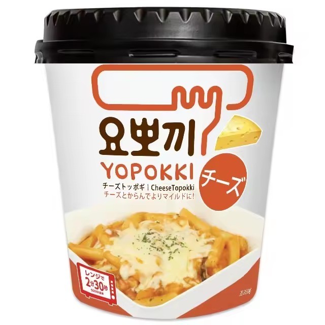 BAGIS 4 YOPOKKI Cheese topokki, ready-to-eat, made in Korea, Korean Food, K-FOOD, Easy to cook/distribute, easy to cook