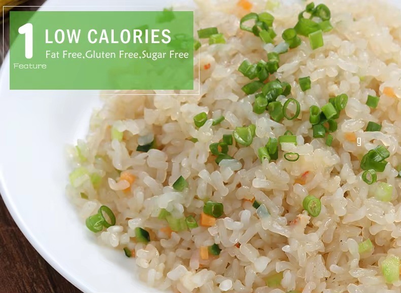 Gluten Free Keto Food Konjac Instant Rice shirataki Rice With Haccp Brc Ifs Halal Kosher Ce Jas