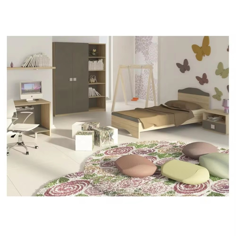 Factory Direct Boys Kids Bedroom Set MKAD001 Children Furniture Sets Kids Bed With Children Tables
