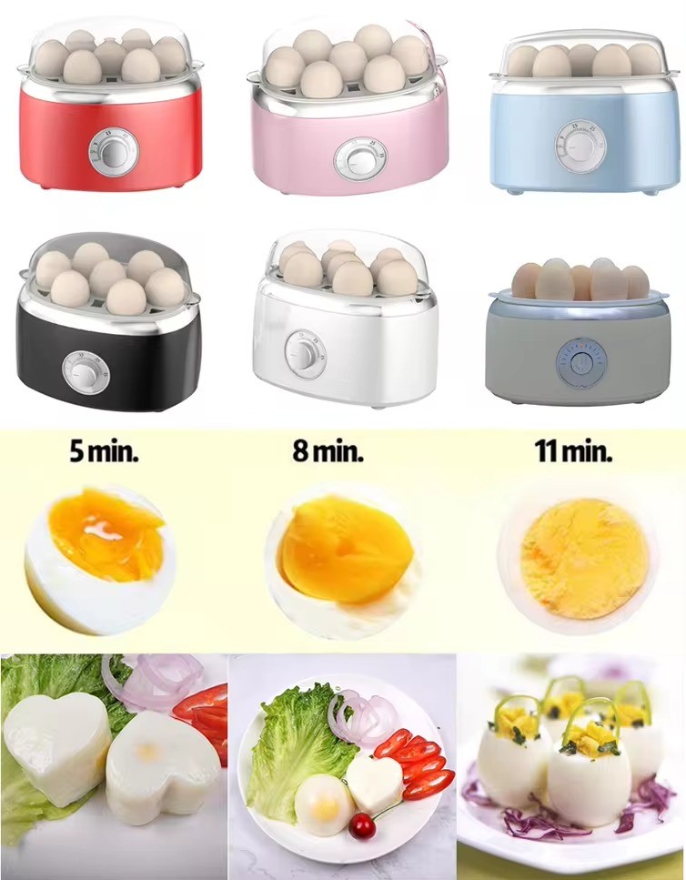 Family Use Multipurpose Microwave Egg Steamer Electric Boiled Egg Cooker