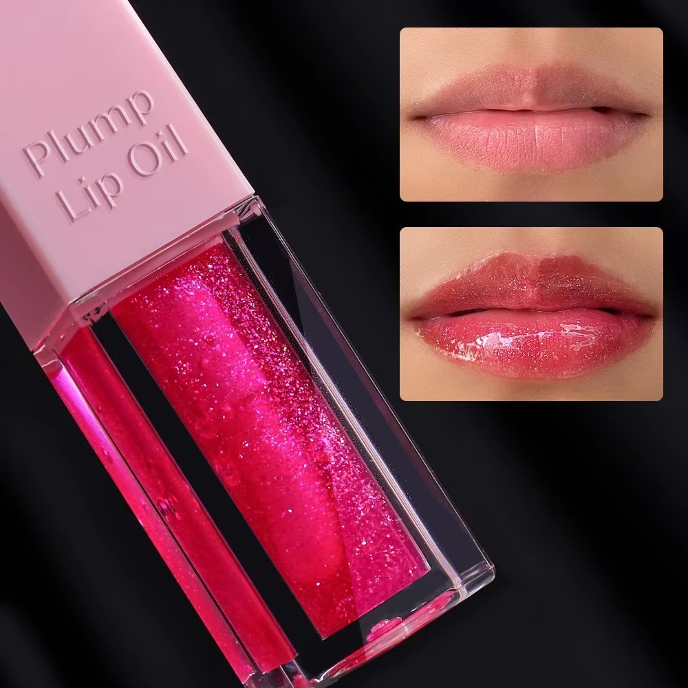 Competitive Price High Quality Hydrating Lipgloss Plump Oil No Logo Private Label Lip Gloss Oil