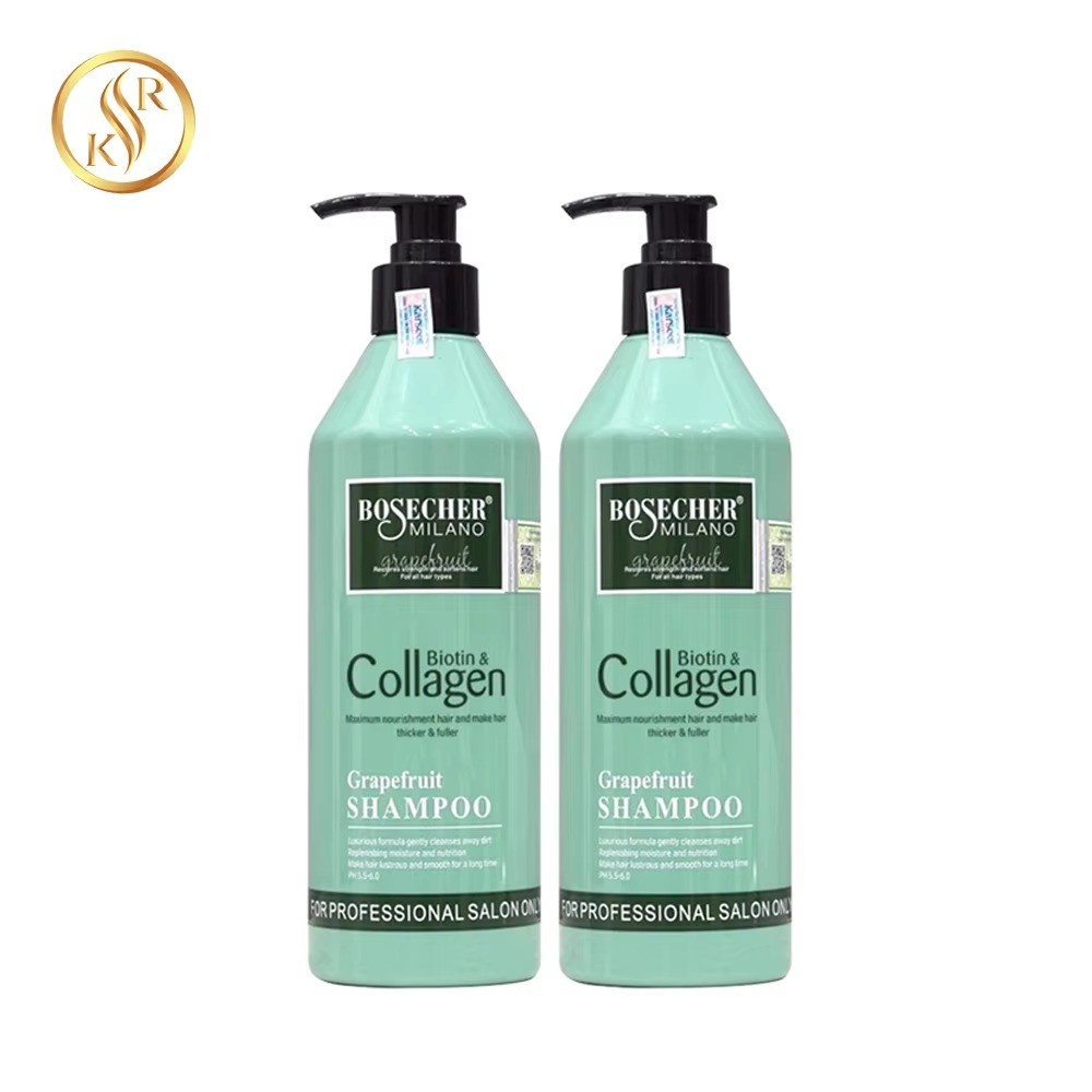 Hair-Repairing Collagen Acid Amin Anti-Itching Concentration Female Bosecher Hair Biotin Shampoo & Hair Conditioner