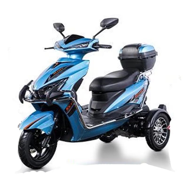 2024 Factory Direct Sales Three Wheel Electric Scooter Large Capacity electric motorcycle 1000w China Tricycle Motorcycle