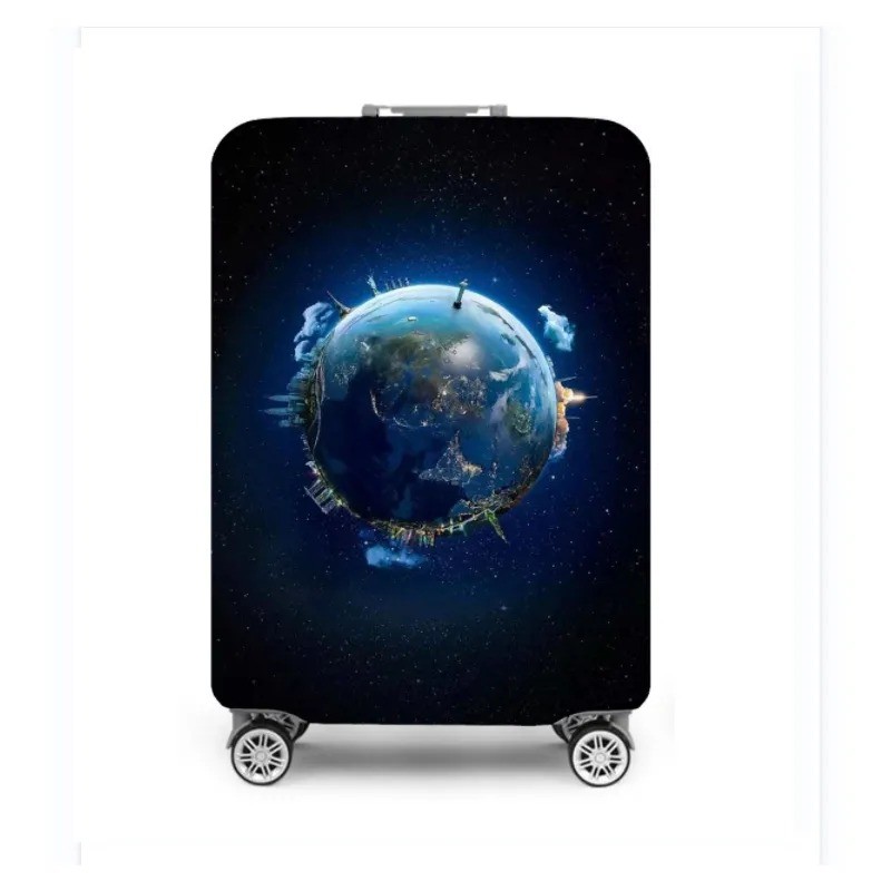 Customized Printed Luggage Cover Fit 18-32Inch Luggage Dustproof Elasticity Luggage Protective Cover