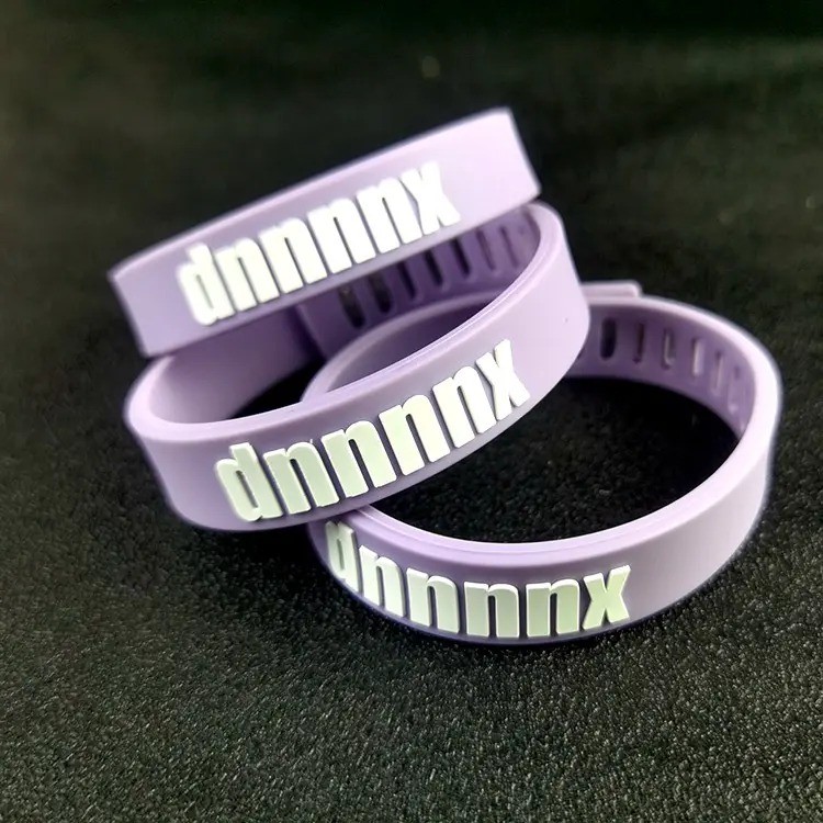 New Style OEM&ODM Silicone Bracelet Heat Transfer Print Cool Wrist Strap
