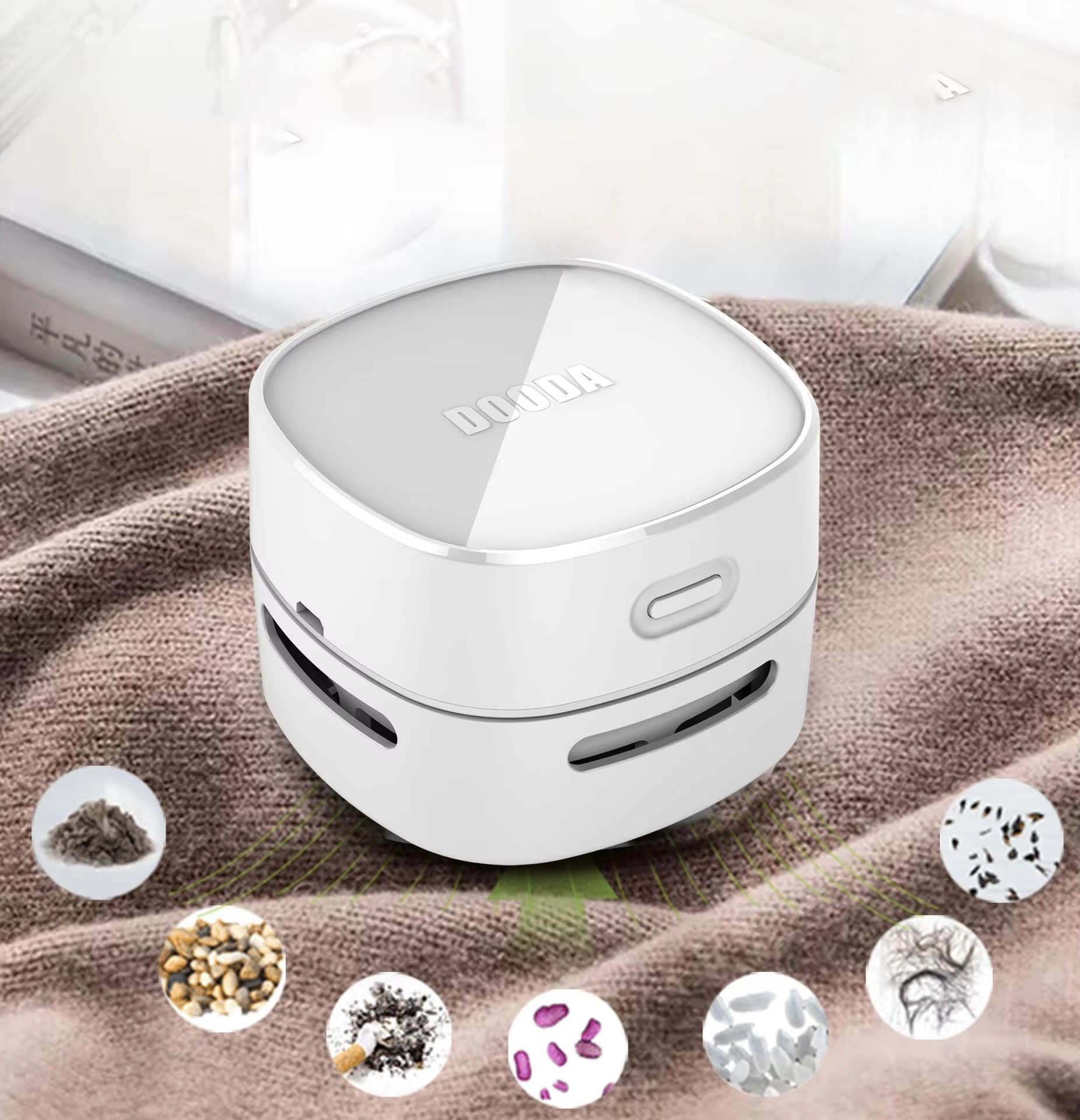 Intelligent Kitchen Tools Mini Portable USB Rechargeable Strong Suction Household Smart Extractor Chimney Cooker Range Hood