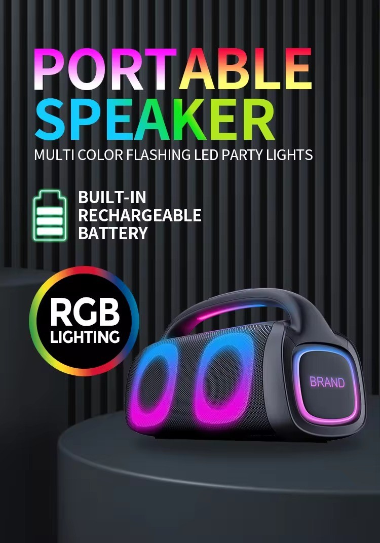 Good quality Portable wireless bluetooth speaker party fun outdoor home music player with karaoke function