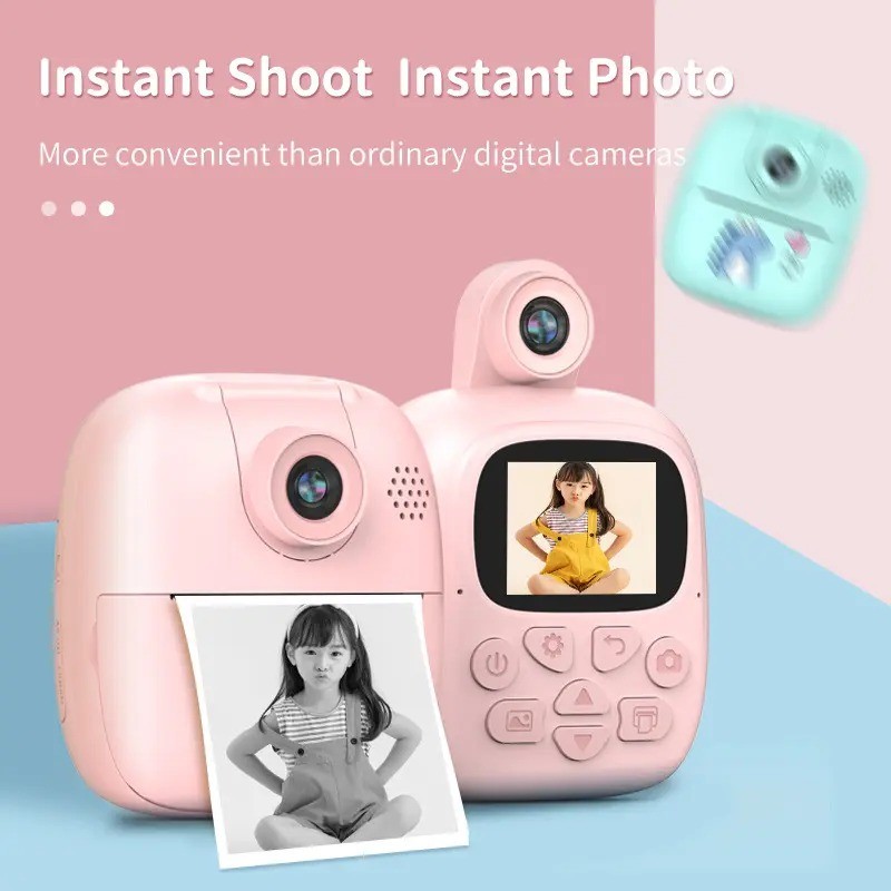 Super cute small printer children's digital printing camera Q5 autofocus 1080P 720P home children's digital photo printer